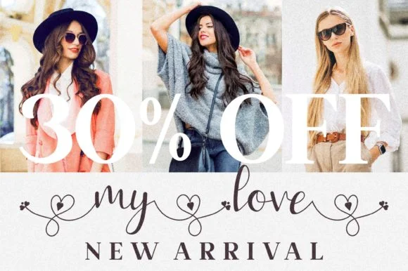 My Love Font by Letterena Studios by Letterena Studios — Script Handwritten Font — thumbnail 3