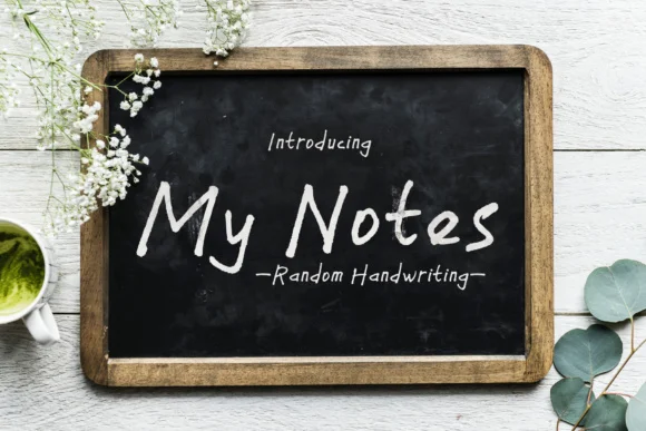 My Notes Font by Atjcloth Studio — Script Handwritten Font
