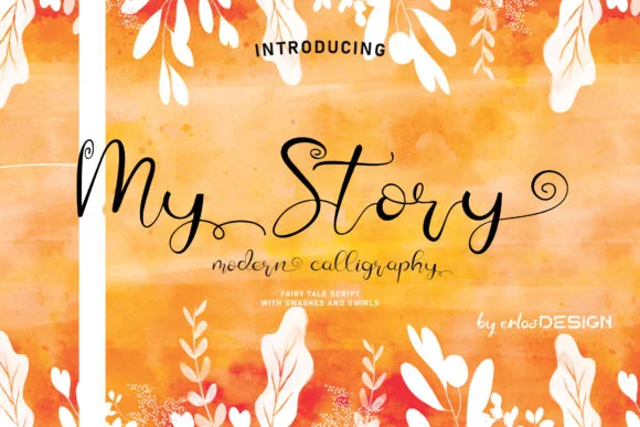 My Story Font by erlosDESIGN — Script Handwritten Font