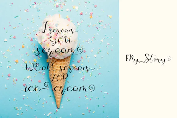 My Story Font by erlosDESIGN — Script Handwritten Font — thumbnail 9