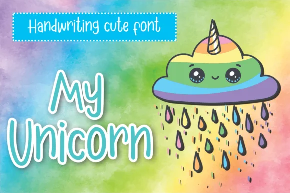 My Unicorn Font by el hotcig — Script Handwritten Font
