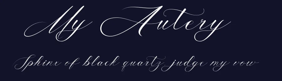 My Autery by Danik Janandi — Script Handwritten Font — thumbnail 2