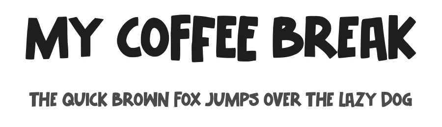 My Coffee Break by Gassstype — Decorative Font