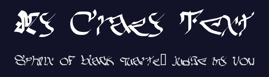 My Crazy Text by Milton Cotto — Script Handwritten Font — thumbnail 2