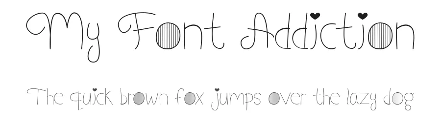 My Font Addiction
