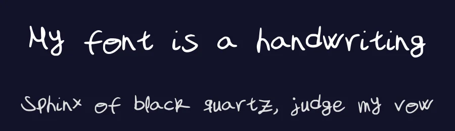 My font is a handwriting by Laura Iglesias — Script Handwritten Font — thumbnail 2