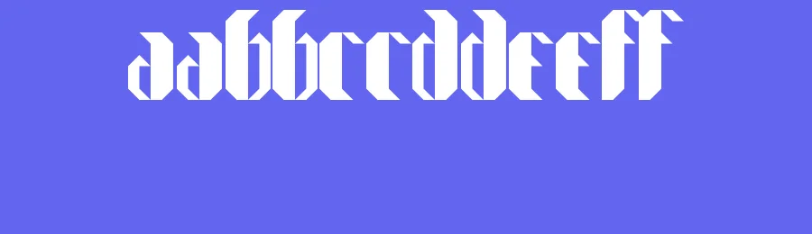 My Goth is better by alien foundery — Blackletter Font — thumbnail 3