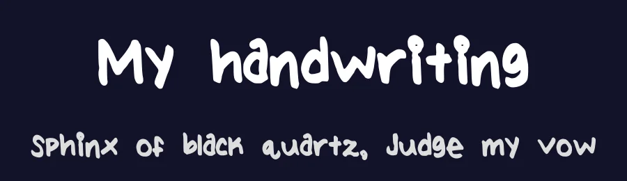 My handwriting by Jessica Crane — Script Handwritten Font — thumbnail 2