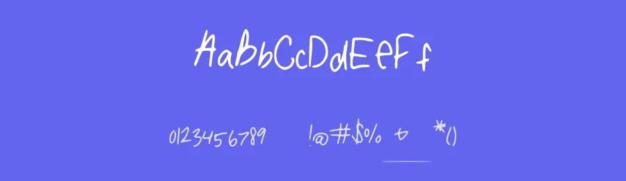 My Handwriting by Michelle Pha — Script Handwritten Font — thumbnail 3