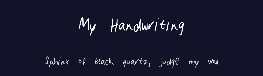 My Handwriting by Michelle Pha — Script Handwritten Font — thumbnail 2