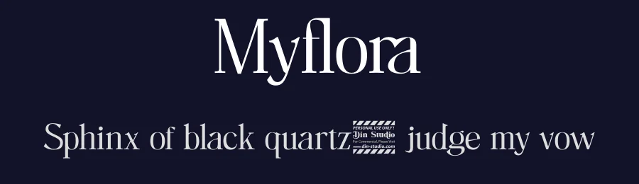 Myflora by Nathatype — Serif Font — thumbnail 2