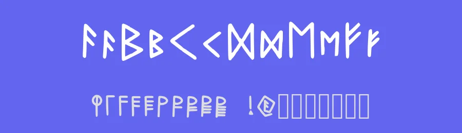 My Font Runes by Runas Escandinavas Diseño De Runas Real — Dingbats Font — thumbnail 3