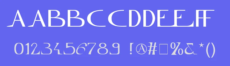 Mylène Farmer by Keyan — Decorative Font — thumbnail 3