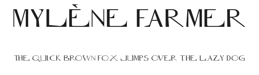 MylΓ¨ne Farmer by Keyan β Decorative Font