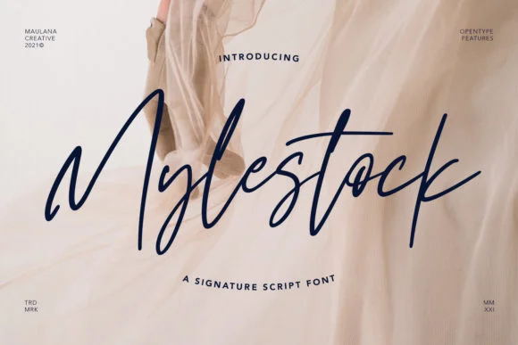 Mylestock Font by Maulana Creative — Script Handwritten Font
