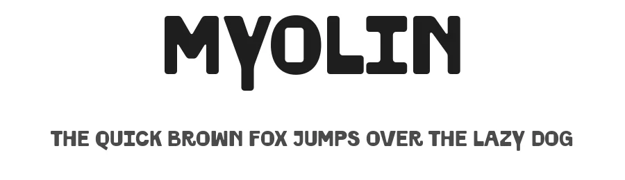 Myolin by Zarma Type Foundry — Decorative Font