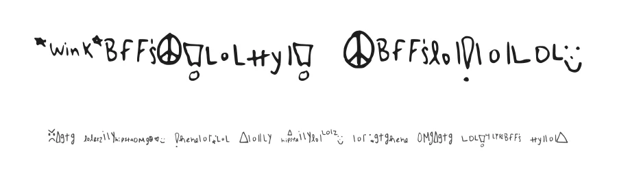 MyRanda Symbols by Miranda Matthews — Dingbats Font