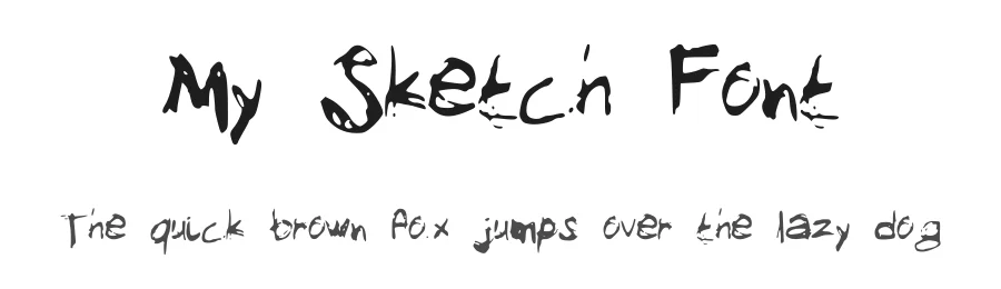 My Sketch Font