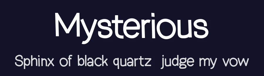 Mysterious by Hanna Bie — Decorative Font — thumbnail 2