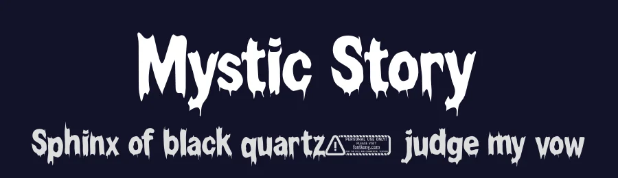 Mystic Story by Kong Font — Decorative Font — thumbnail 2