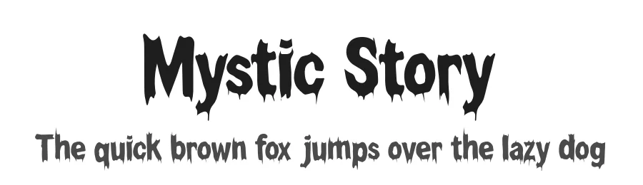 Mystic Story by Kong Font — Decorative Font