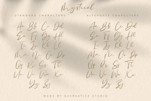 Mystical Font by Azcreative Studio — Script Handwritten Font — thumbnail 9