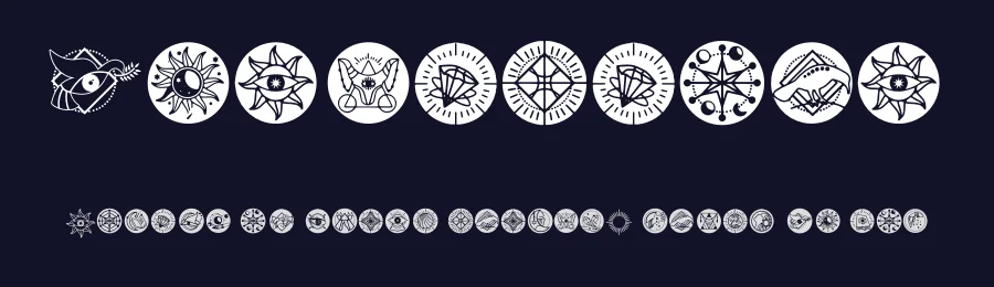 Mystiqious by Edy Wiyono — Dingbats Font — thumbnail 2