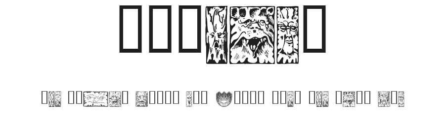 Mythago by Listemageren — Dingbats Font