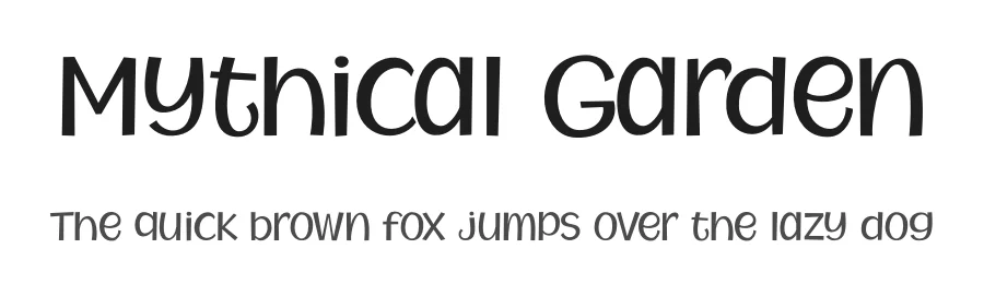Mythical Garden by Royaltype — Decorative Font