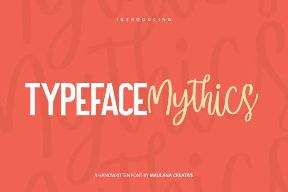 Mythics Font by Maulana Creative — Script Handwritten Font
