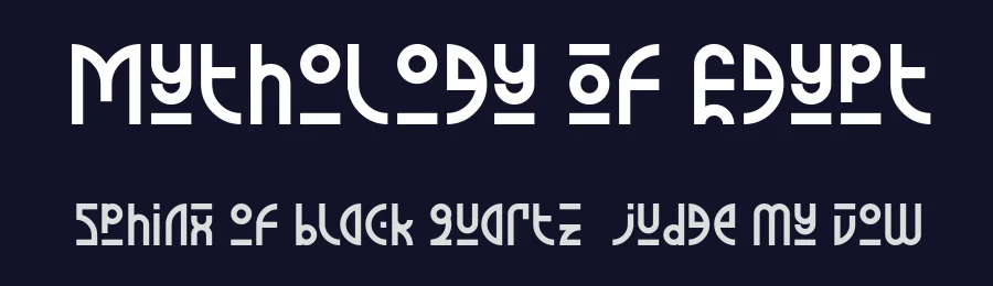 Mythology Of Egypt by Afiq Anggriawan — Decorative Font — thumbnail 2