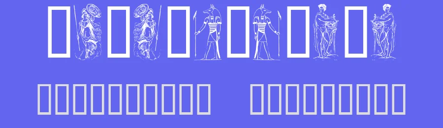 Mythology One by Emerald City Fontwerks — Dingbats Font — thumbnail 3