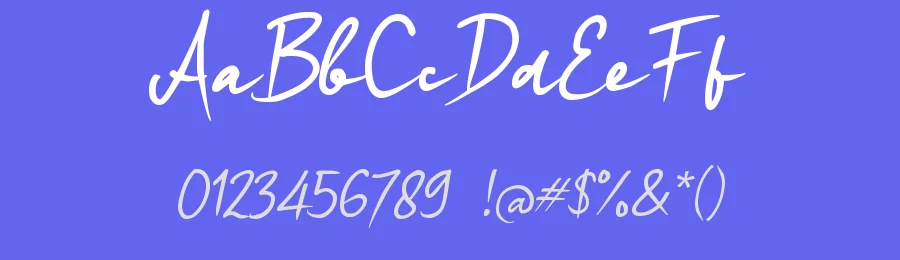 n Nayolina by wepfont.com — Script Handwritten Font — thumbnail 3