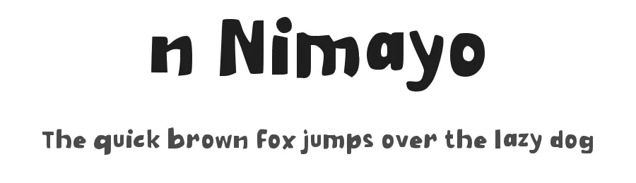 n Nimayo by wepfont.com — Decorative Font