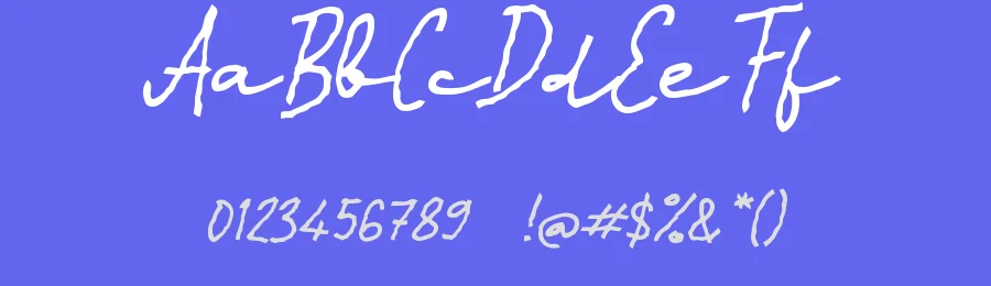 n Nunggu Kamu by wepfont.com — Script Handwritten Font — thumbnail 3