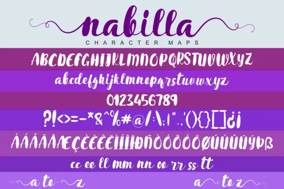 Nabilla Font by Deedeetype by Deedeetype — Script Handwritten Font — thumbnail 2
