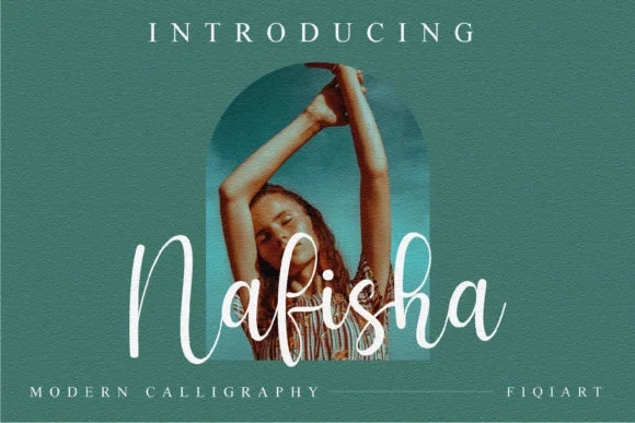 Nafisha Font by fiqiart — Script Handwritten Font