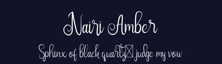 Nairi Amber by Edric Studio — Sans Serif Font — thumbnail 2