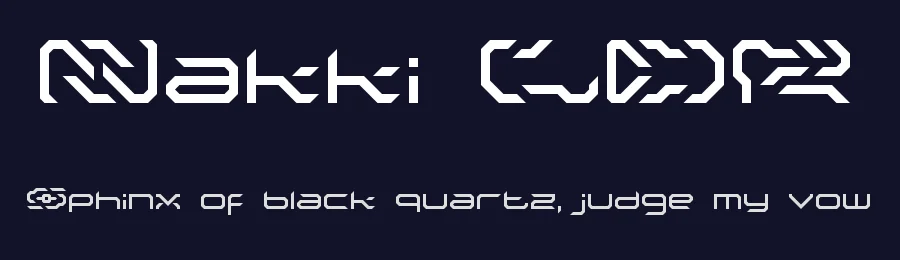 Nakki LDR by Neoqueto — Display Font — thumbnail 2