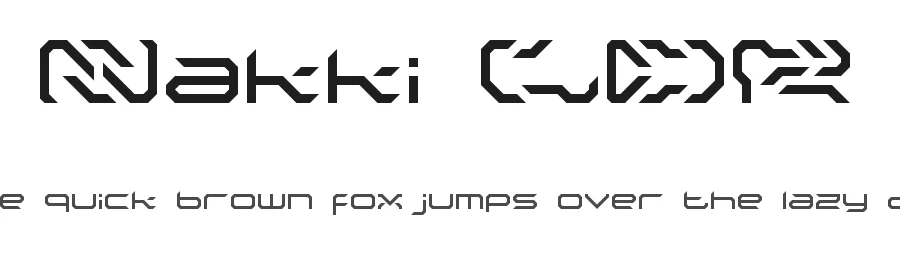 Nakki LDR by Neoqueto — Display Font