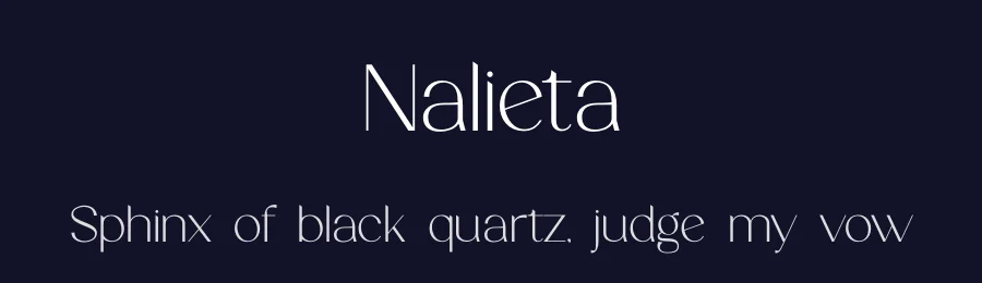 Nalieta by Fridaytype — Sans Serif Font — thumbnail 2