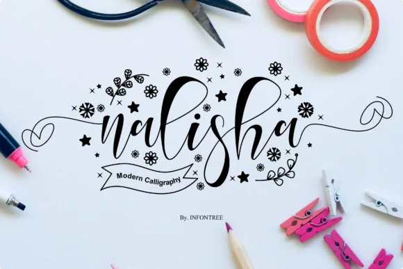 Nalisha Font by Infontree — Script Handwritten Font
