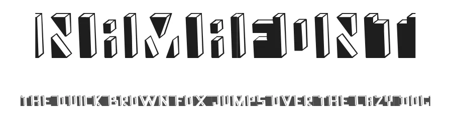 Namafont by Namaste β Display Font
