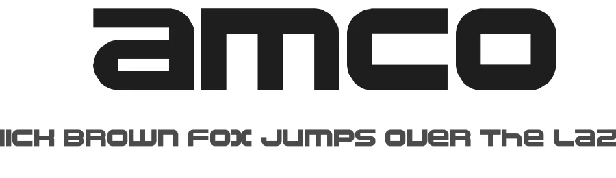 Namco by Akihiro — Display Font