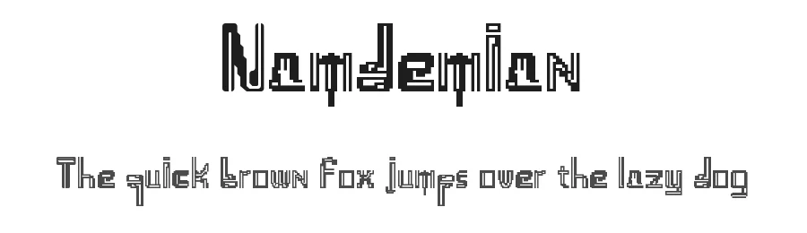 Namdemian by Neil Chatman β Decorative Font