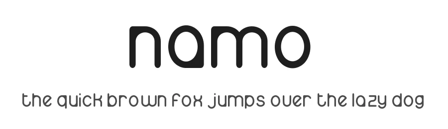 Namo by Jeff Bensch — Decorative Font