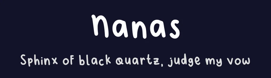 Nanas by eternanalee — Script Handwritten Font — thumbnail 2