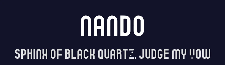 Nando by Reok — Sans Serif Font — thumbnail 2