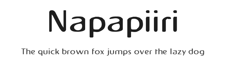 Napapiiri by CybaPee β Sans Serif Font