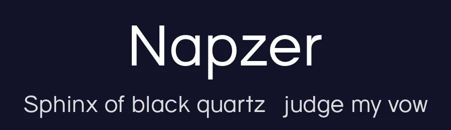 Napzer by Craft Supply Co. — Sans Serif Font — thumbnail 2